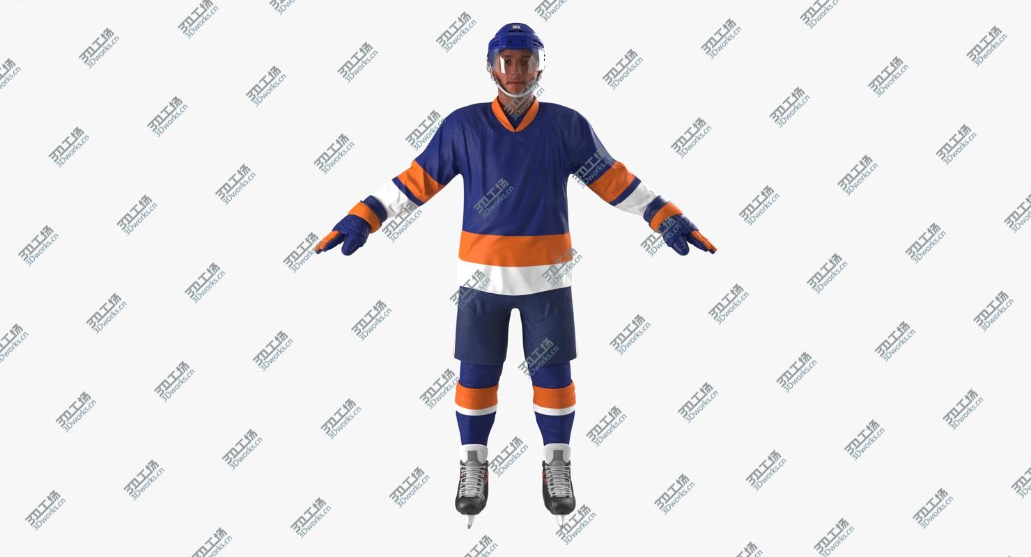 images/goods_img/2021040161/Hockey Player Generic 5 Rigged for Cinema 4D 3D Model/2.jpg